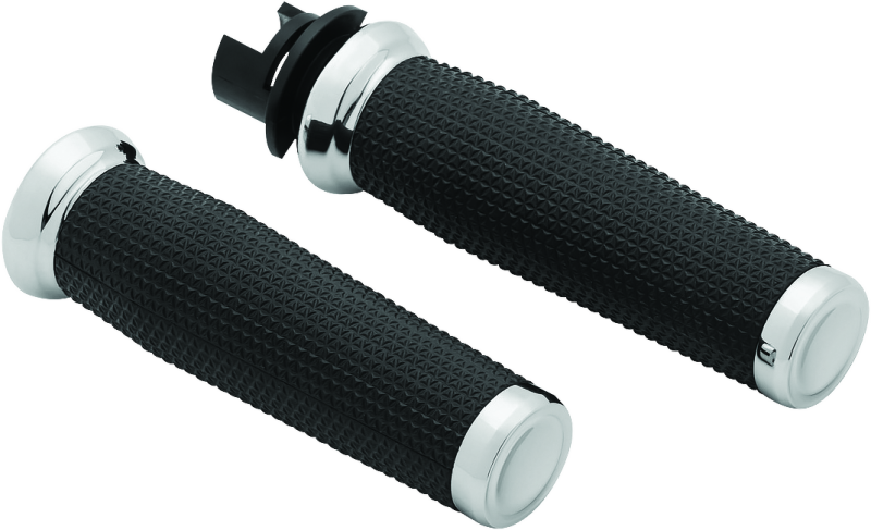 Kuryakyn 5944 Thresher Grips 14-17 Indian Models Chrome - Photo - Primary