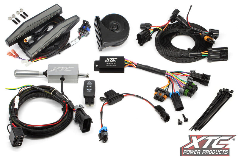 Xtc Power Products Auto Turn Signal Kit W Billet Lever AND Front DRL Lights Honda Talon - ATS-L-HON-S32-DRL Honda Talon 2019-2025