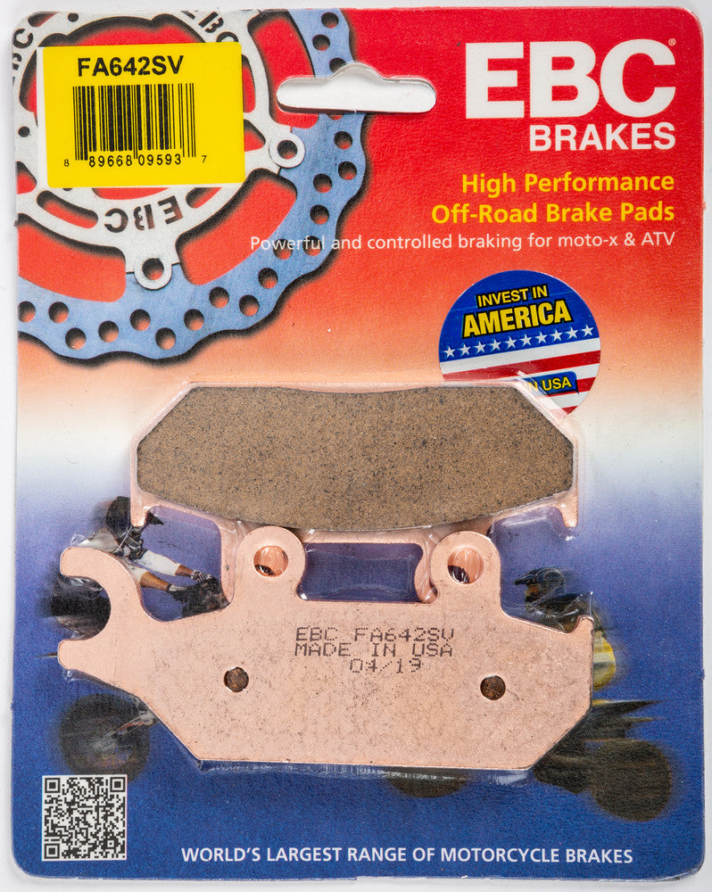 Ebc Brake Pads Severe Duty SV Series - FA642SV Yamaha UTVs 2014-2018