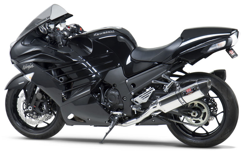Yoshimura Exhaust Race R-77 Slip-ON SS-SS-CF Dual - 1414020520 Kawasaki Ninja 2012-2021