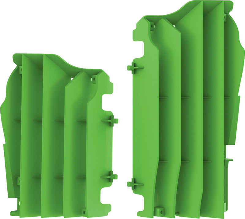 Polisport Radiator Louvers Green - 8457800002 Kawasaki KX 450 / KX 250 2016-2024