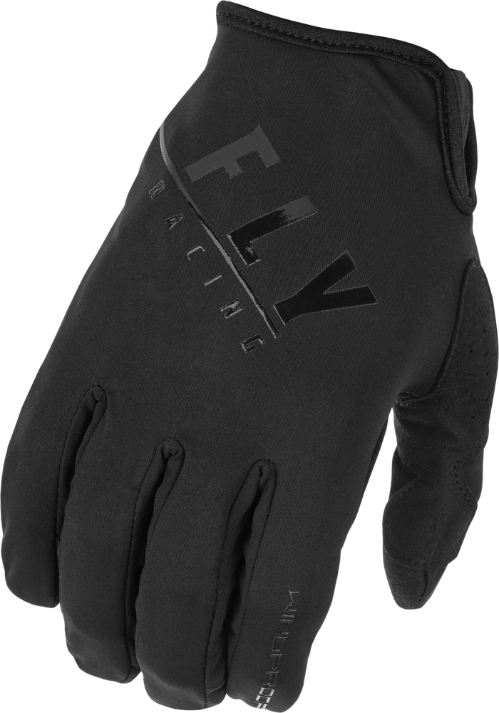 Fly Racing Windproof Gloves Black SZ 13