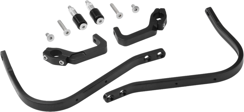 Zeta Adventure Armor Handguards PR Black - ZE72-6231 Kawasaki 230S 2025