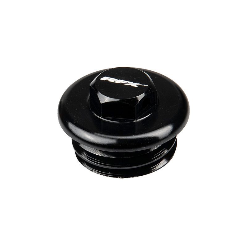 RFX OIL Filler Plug Black KTM Husqvarna GAS - FXOP 50100 99BK For KTM Dirt Bikes 1998-2025 | Husqvarna Dirt Bikes 2014-2025
