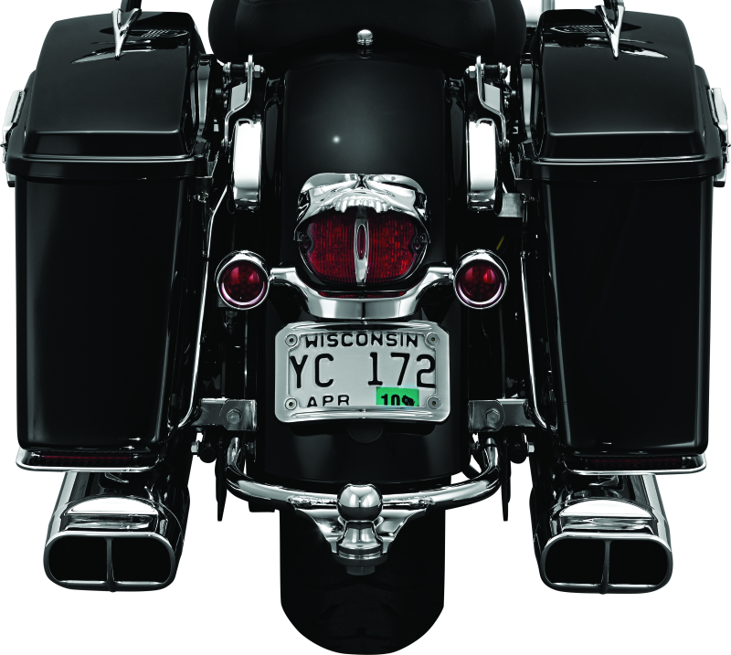 Kuryakyn 9009 Zombie Taillight Cover Chrome - User 1