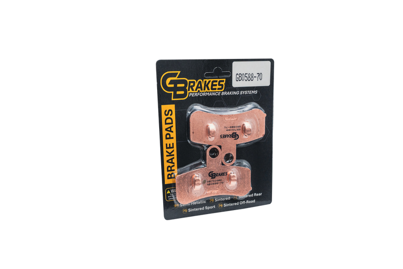 Gbrakes Brake Pads HH Sintered Front - GB0588-70 For Harley Motorcycles 2008-2017