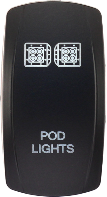 Xtc Power Products 630-1063 SW00-00107039 DASH SWITCH ROCKER FACE POD LIGGHTS