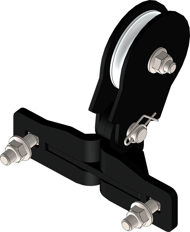 Kfi Products 10-6680 106680 QUICK PLOW PULLEY-STEEL CABLE