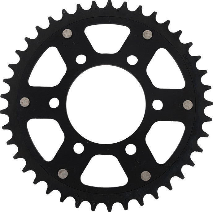 Supersprox Rear Stealth Sprocket Aluminum Steel 41T-525 Black - RST-1489-41-BLK Kawasaki Motorcycles 1996-2017