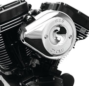 S&S Cycle 170-0524B 2017+ M8 Models Stealth Air Cleaner Kit W/ Chrome Teardrop Cover - Photo - Primary
