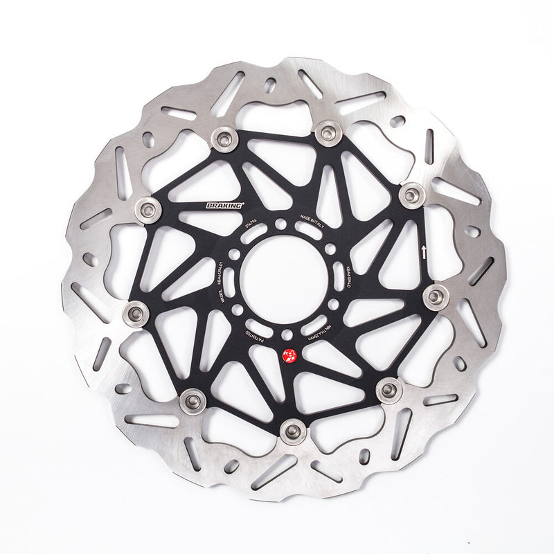 Braking SK2 Directional Rotor Left - WK001L For Ducati Motorcycles 1991-2014 | Moto Guzzi Motorcycles 2004-2021 | Aprilia Motorcycles 1998-2021
