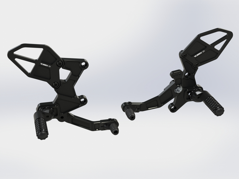 Vortex Rear SET Complete Black - RS433K Kawasaki Ninja 400 2018-2019