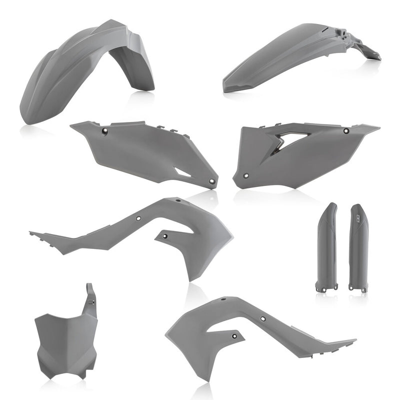 Acerbis Full Plastic Kit Grey - 2736290011 Kawasaki Dirt Bikes 2019-2024