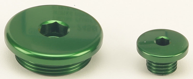 Works Engine Plugs Green - 24-623 Kawasaki KX 450 / KX 250 2019-2021