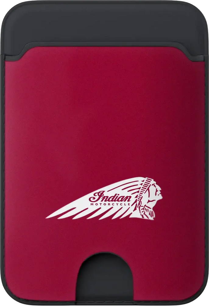Sp Connect 194-50820 50820 INDIAN CARD WALLET W/HEADDRESS RED W/LOGO