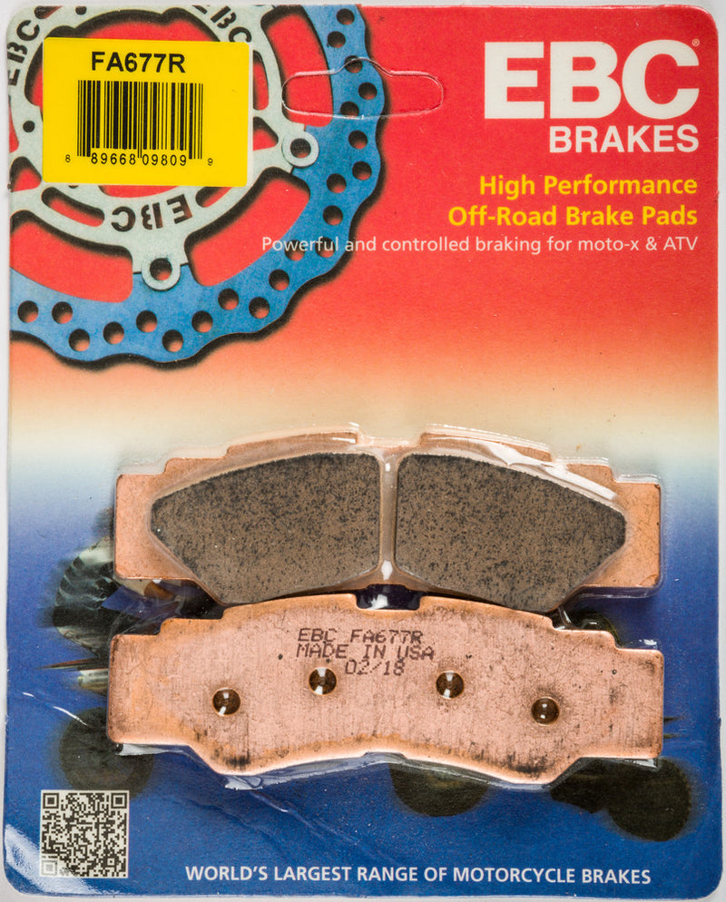 Ebc Brake Pads Sintered R Series - FA677R Yamaha 1000R 2016
