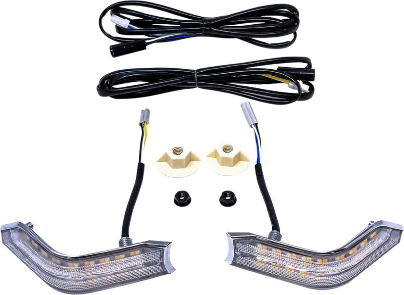 Pathfinder Cowl Light Kit Chrome Drl+sequential LED - G18CWL Honda Gold 2018-2024