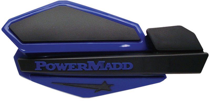 Powermadd Star Series Handguards (blue Black) - 34204 For Harley Motorcycles 1996-2019