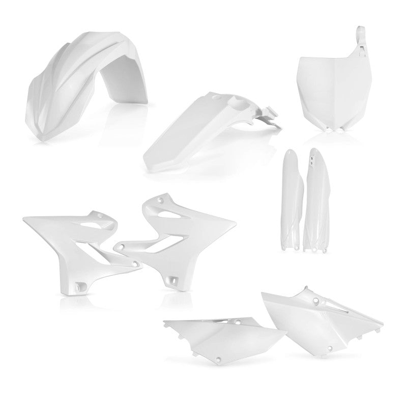 Acerbis 2402960002 16-22 Yamaha YZ125/250/ YZ125X/ YZ250X Full Plastic Kit - White - Photo - Primary