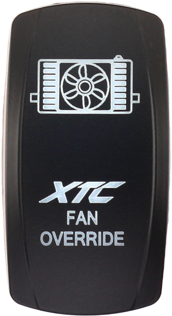 Xtc Power Products Dash Switch Rocker Face XTC FAN Override - SW00-00110012