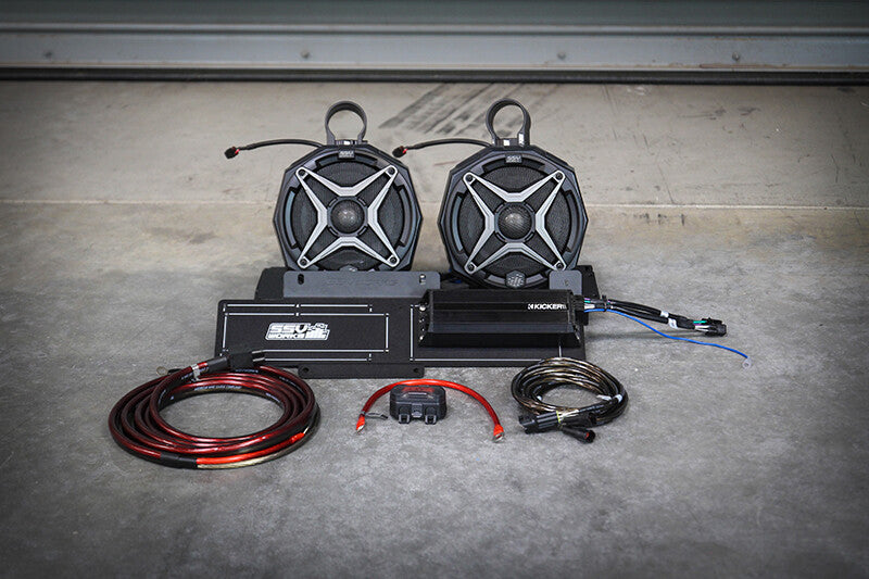 Ssv Works 63-5028 RZ4-C2ARC 2 SPEAKER CAGE MOUNT KIT RZR XP TURBO S