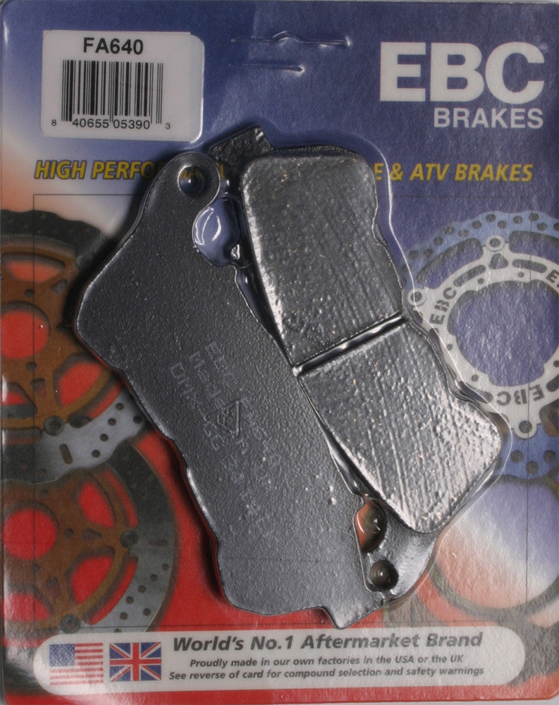 Ebc Brake PAD Organic - FA640 For Harley Sportster 2014-2018