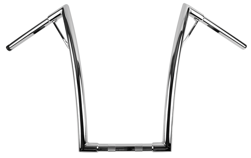 Burly Brand Louie 19" Bar 1.25" Chrome - B12-7011C For Harley Motorcycles 1980-2024