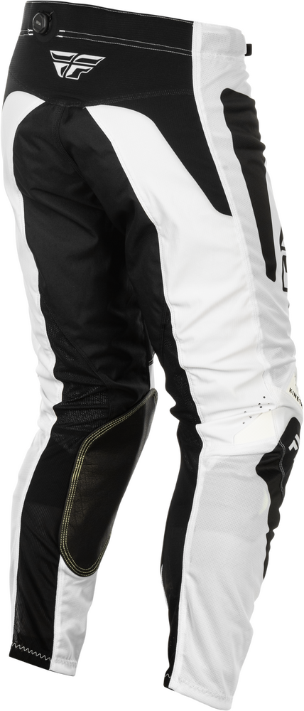 Fly Racing 379-32030 379-32030 KINETIC MESH SYM PANTS WHITE/BLACK SZ 30