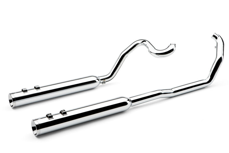 Cobra True Dual Headpipes Chrome FLH FLT - 6250 For Harley Touring 1995-2006