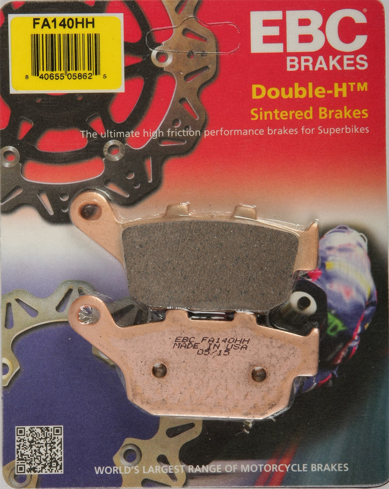 EBC Brake Pads - FA140HH For Honda Motorcycles 2011-2017 | Buell Motorcycles 1998-2010 | Triumph Motorcycles 2000-2013 | Kawasaki 900 2017