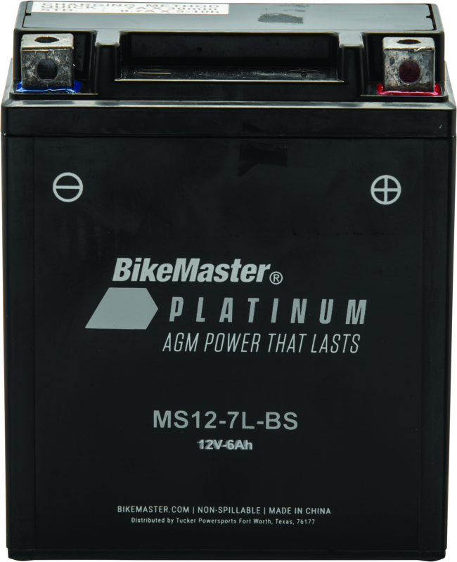 BikeMaster 780740 AGM Battery - MS12-7L-BS - Photo - Primary