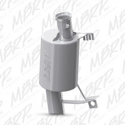 Mbrp 241-90100T 235T211 SILENCER TRAIL STNLS A/C 6000 SERIES S/M
