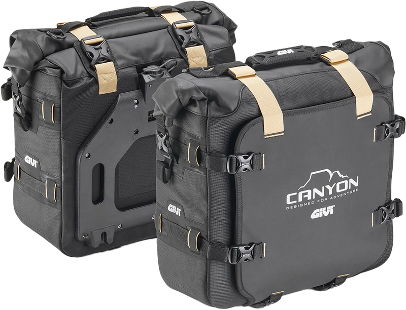 Givi 270-6724 GRT720B CANYON ADV SADDLEBAGS 25L EA BLACK