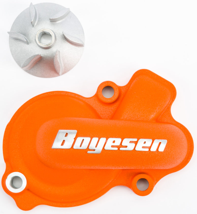 Boyesen Waterpump Cover & Impeller Kit Orange - WPK-45O KTM Dirt Bikes 2012-2016