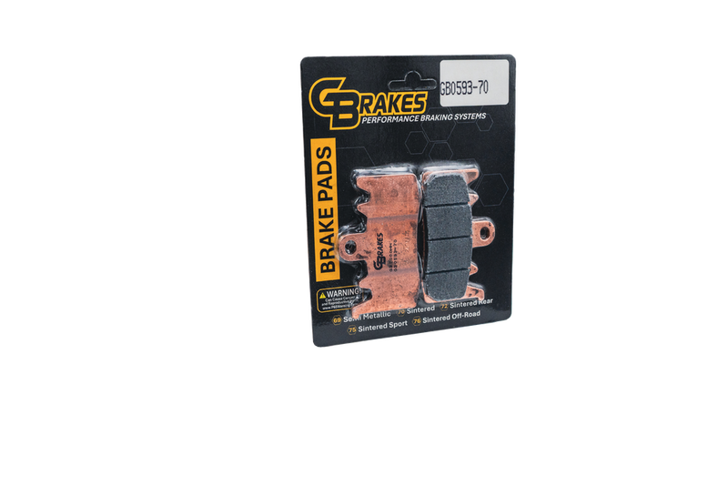 Gbrakes Rear Brake PAD HH Sintered Compound - GB601-72 For Harley Softail 2018-2024