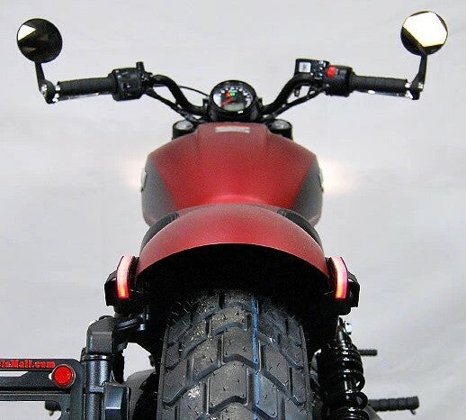 New Rage Cycles Rear LED Turn Signals IND - SCOUT-RTS-US For Indian Scout 2018-2023