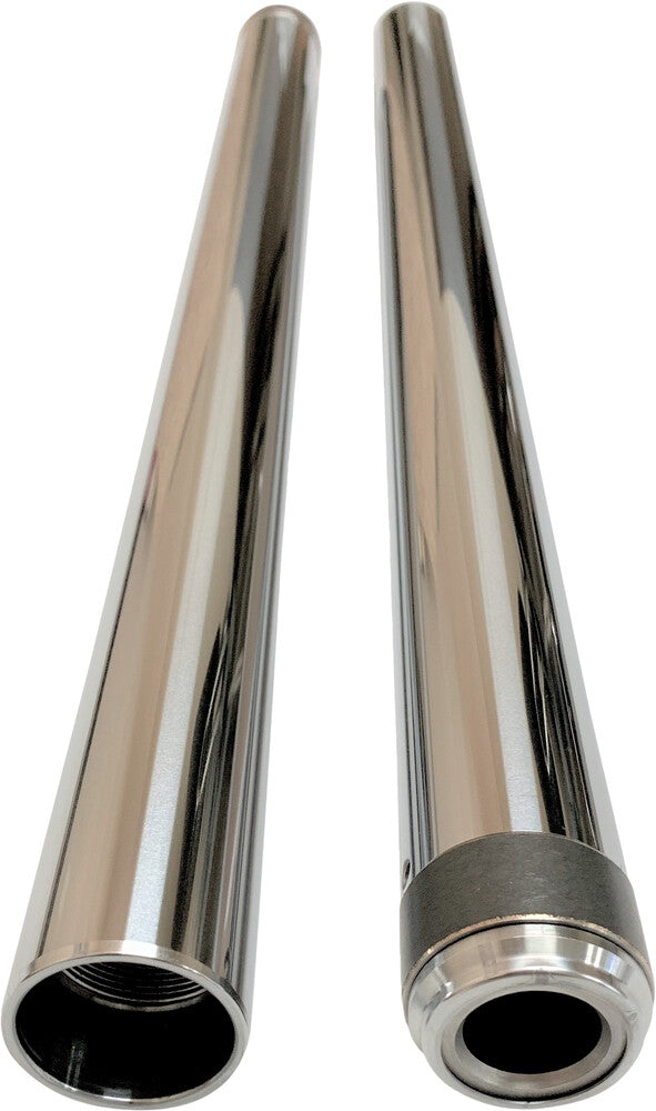 Pro One Chrome Fork Tubes 39MM 26 1/4" - 105030 For Harley 1987-2019