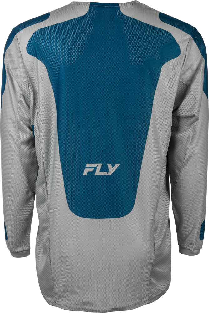 Fly Racing 379-312M 379-312M KINETIC MESH SYM JERSEY GREY/BLUE MD