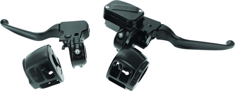 Bikers Choice 601449 15-17 Softail Black Handlebar Control Kit 1/2 Inch Bore Single Disc - Photo - Primary