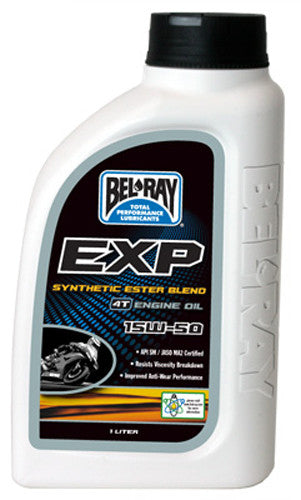 Bel-ray 840-1614 99130-B1LW EXP SYN ESTER BLEND ENGINE OIL 4T 15W50 1L