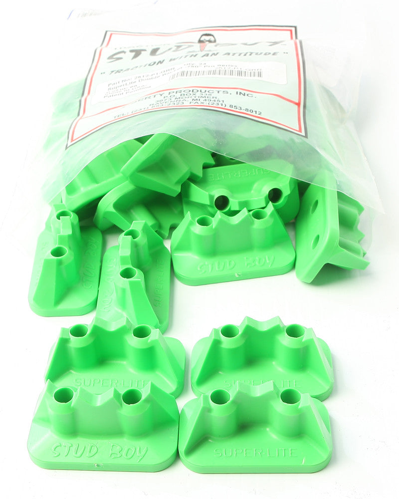 Stud Boy 18-33951G 2512-P1-GRN SUPER-LITE PRO SERIES DOUBLE BACKERS .75" 24/PK GREEN