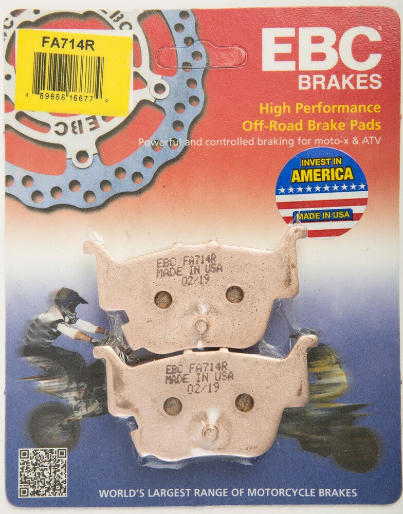 EBC Brake Pads Sintered R Series - FA714R Honda Pioneer 2014-2018