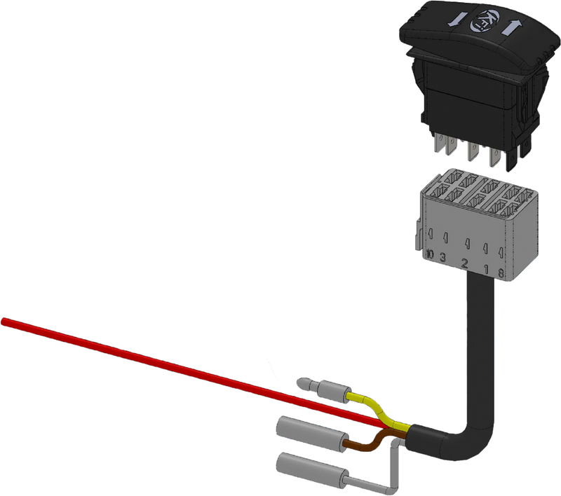 Kfi Products 10-6180-BLDRS ACT-BLDRS-K V-PLOW DASH CONTROL ROCKER