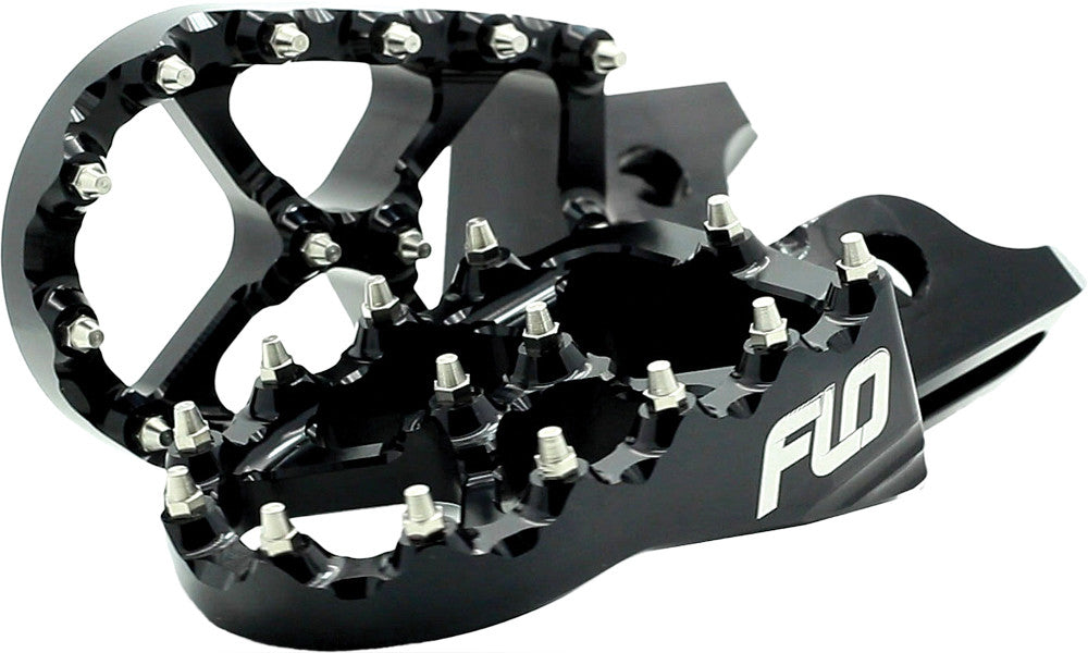 Flo Motorsports 122-8011 FPEG-797BLK PRO SERIES FOOT PEGS BLACK