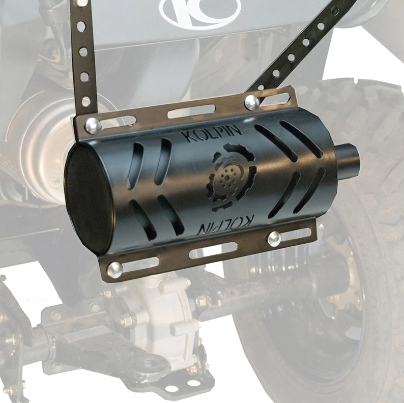 Kolpin 78-53550 53570 STEALTH EXHAUST 2.0 W/HEAT SHI ELD (BLACK)