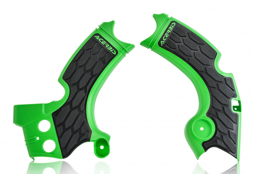 Acerbis 26575-91089 2657591089 X-GRIP FRAME GUARD GREEN/BLACK