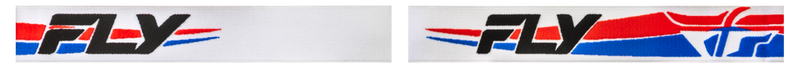 Fly Racing 37-50087 37-50087 FOCUS SNOW GOGGLE WHTE/RED/BLU W/DARK BLUE MIRROR/SMOKE LENS