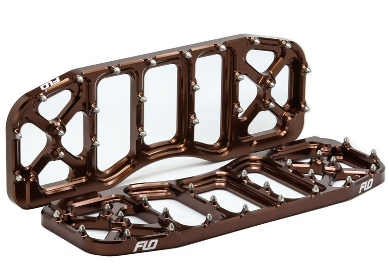 Flo Motorsports V5 Floorboards Bronze - FPEG-800V5BRZ For Harley Motorcycles 1984-2022