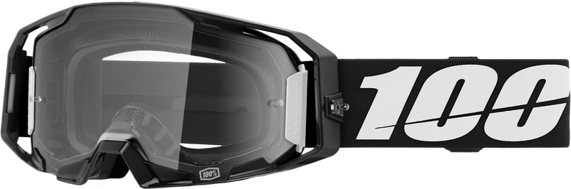 100% 610-5302 50059-00001 ARMATIC GOGGLE BLACK CLEAR LENS