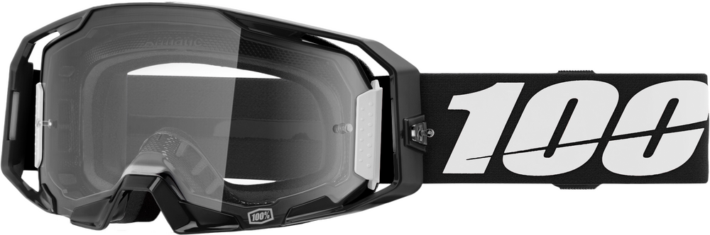 100% 610-5302 50059-00001 ARMATIC GOGGLE BLACK CLEAR LENS